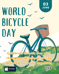 World Bicycle Day Activities for Kids: Celebrate June 3rd with a Free Printable