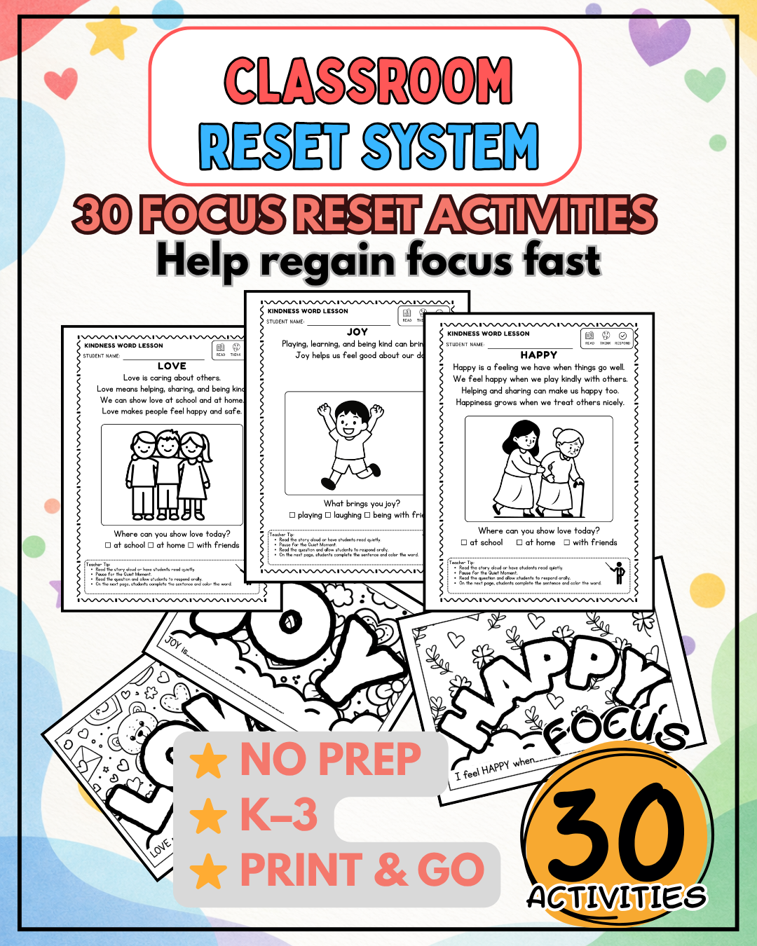 Classroom Reset System — Kindness Edition | K-3 - Image 6