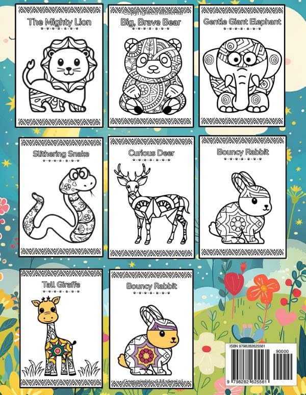 animal mandala magic: a fun & easy coloring book for kids ages 3–8 featuring wild, farm, pet & exotic animals animal mandala magic: a fun & easy coloring book for kids ages 3–8 featuring wild, farm, pet & exotic animals