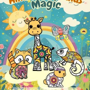 animal mandala magic: a fun & easy coloring book for kids ages 3–8 featuring wild, farm, pet & exotic animals