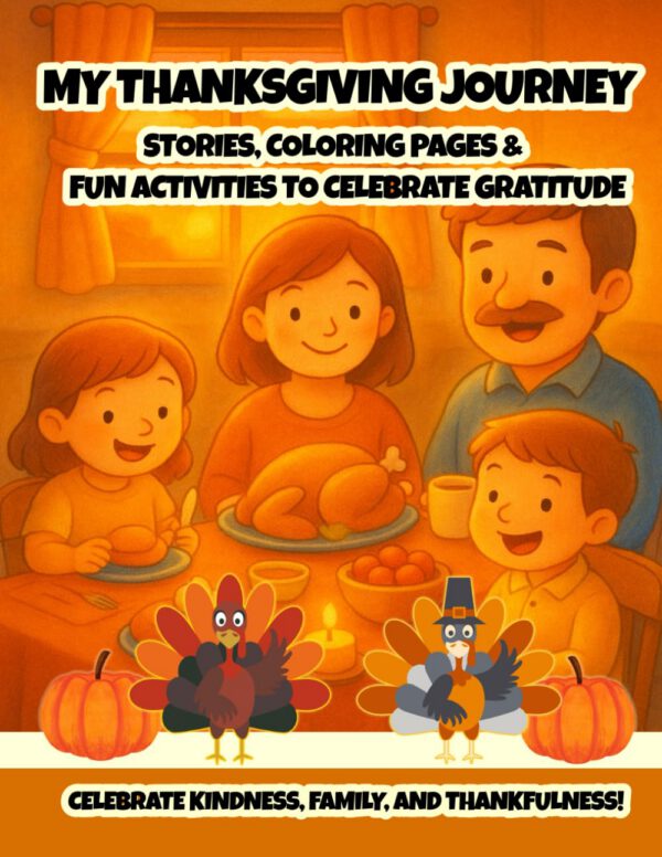 my thanksgiving journey: stories, coloring pages & fun activities to celebrate gratitude paperback – november 9, 2025